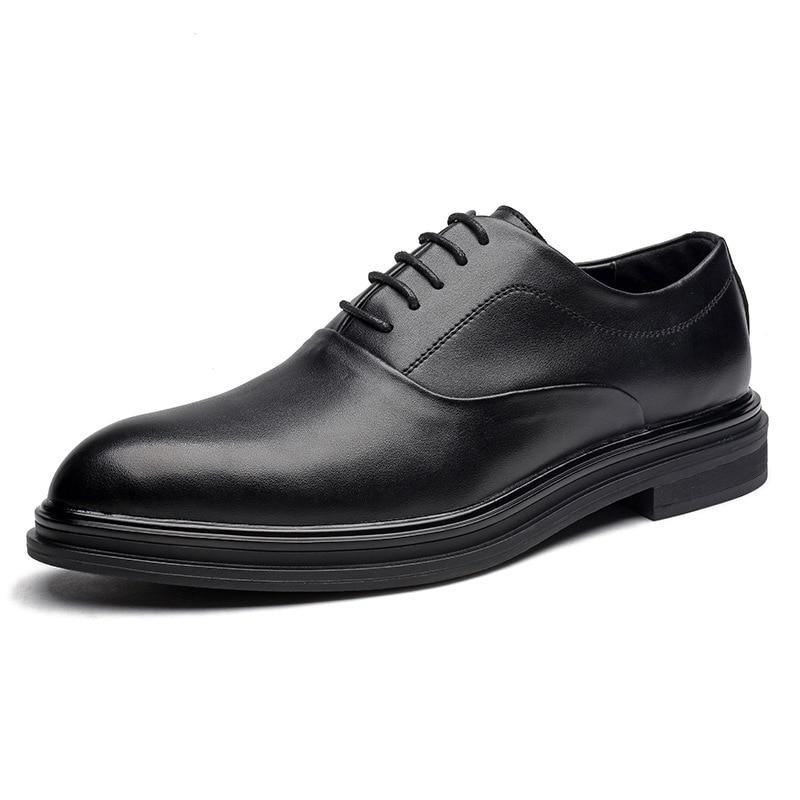 Men Dress Shoes - Ronald Leather Oxford Shoes - LeStyleParfait Kenya