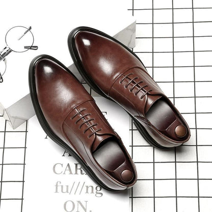 Men Dress Shoes - Ronald Leather Oxford Shoes - LeStyleParfait Kenya