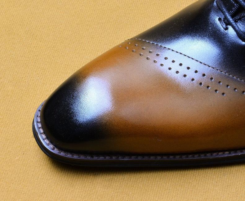 Men Dress Shoes - Salvatore Leather Oxford Shoes - LeStyleParfait Kenya