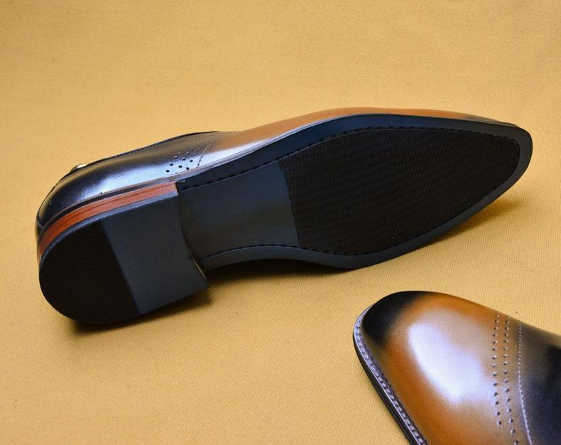 Men Dress Shoes - Salvatore Leather Oxford Shoes - LeStyleParfait Kenya