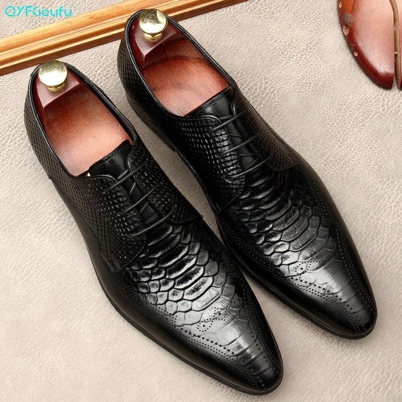 Men Dress Shoes - Silvio Serpentine Shoes - LeStyleParfait Kenya