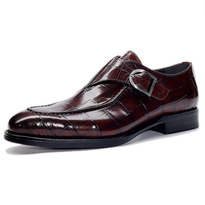 Men Dress Shoes - Teodoro Oxford Monk Strap Shoes - LeStyleParfait Kenya