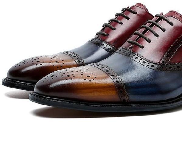 Men Dress Shoes - Timotio Leather Oxford Shoes - LeStyleParfait Kenya