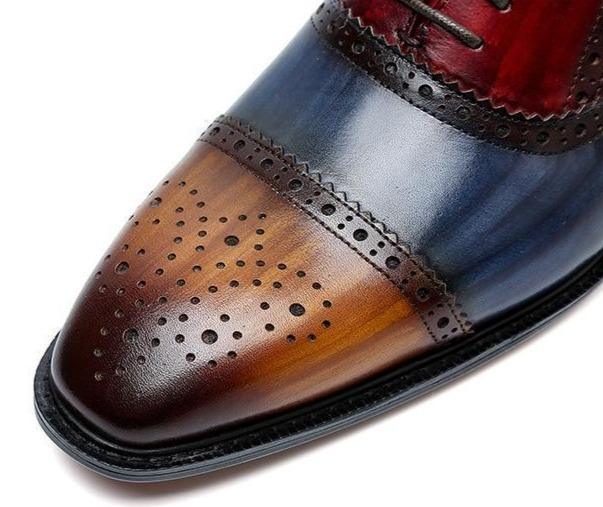 Men Dress Shoes - Timotio Leather Oxford Shoes - LeStyleParfait Kenya