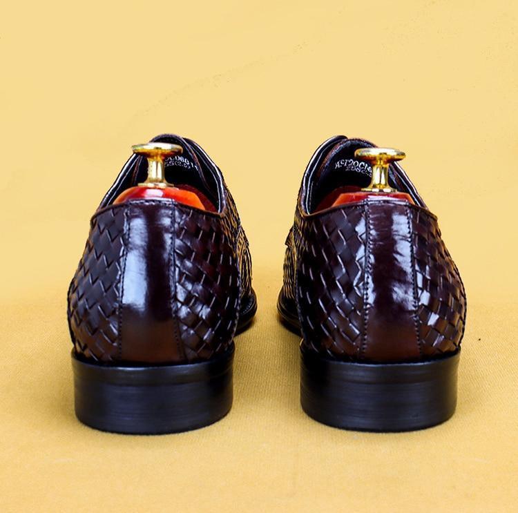 Men Dress Shoes - Urbano Leather Oxford Shoes - LeStyleParfait Kenya