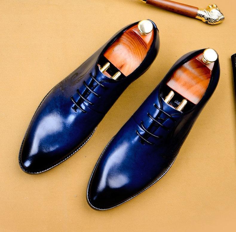 Men Dress Shoes - Vittorino Dress Leather Shoes - LeStyleParfait Kenya