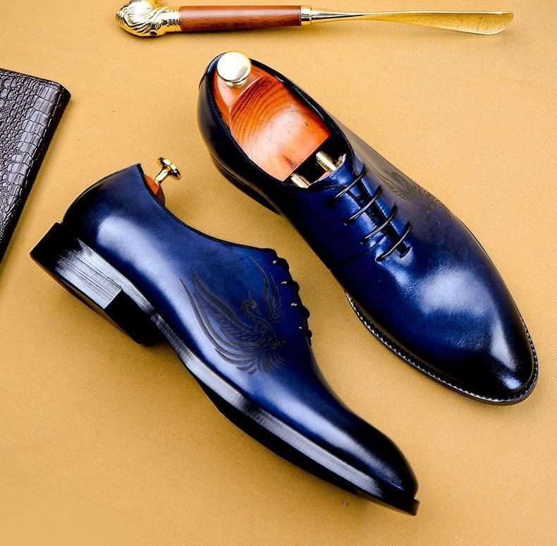 Men Dress Shoes - Vittorino Dress Leather Shoes - LeStyleParfait Kenya