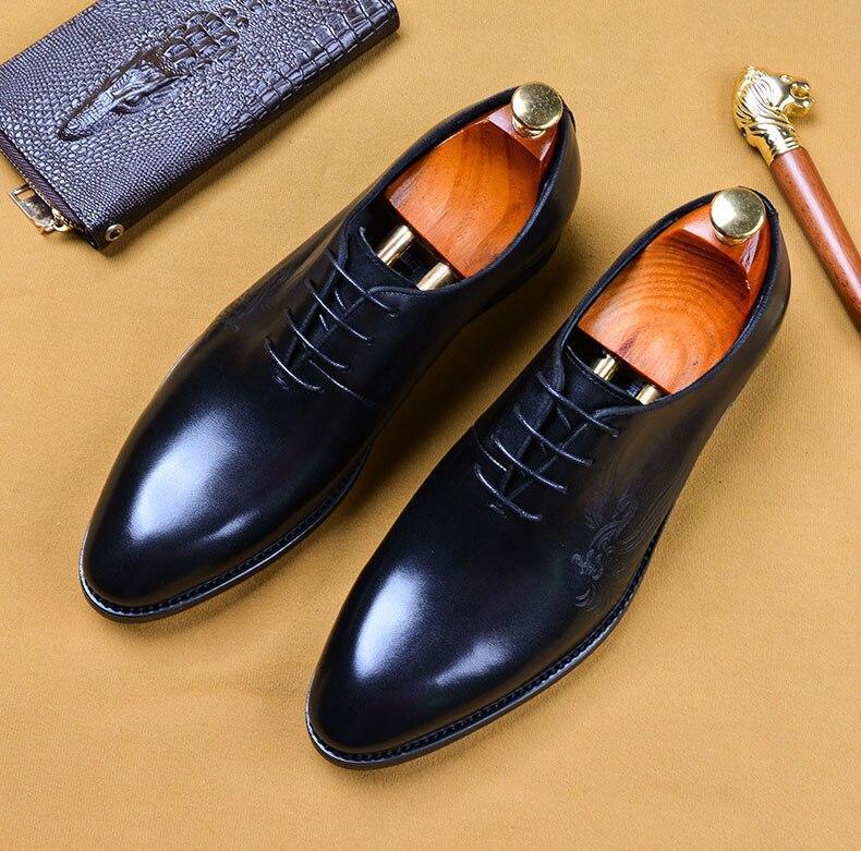 Men Dress Shoes - Vittorino Dress Leather Shoes - LeStyleParfait Kenya