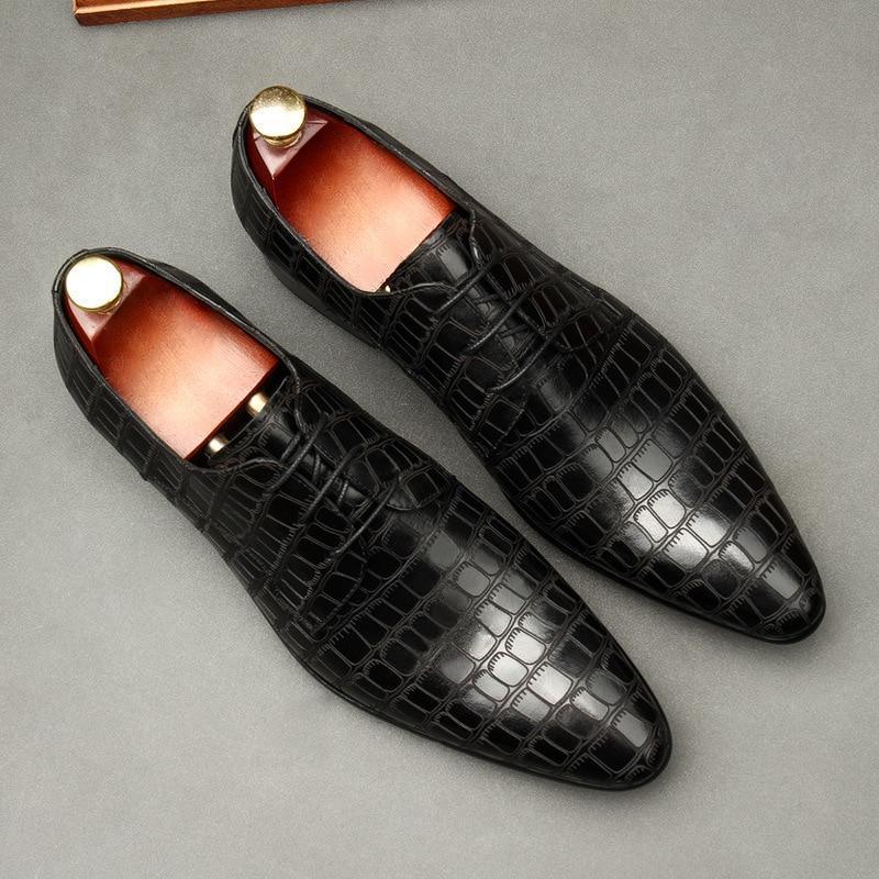 Men Dress Shoes - Wild Leather Shoes - LeStyleParfait Kenya