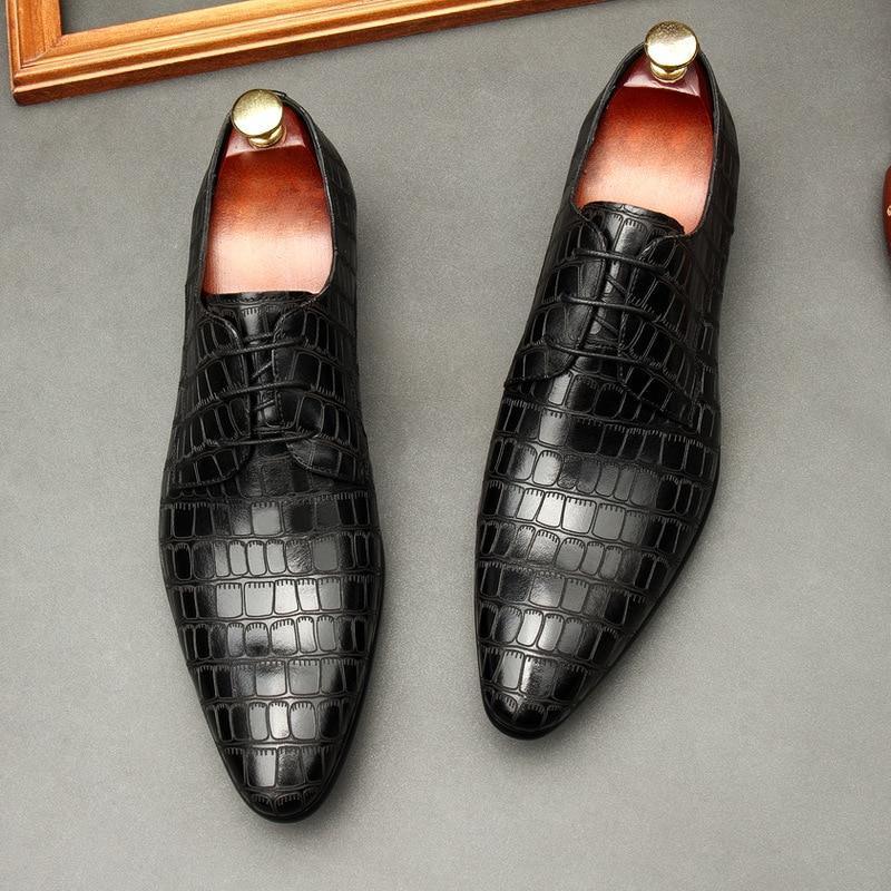 Men Dress Shoes - Wild Leather Shoes - LeStyleParfait Kenya