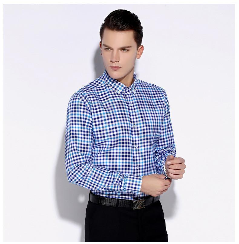 Buy Men Plaid Shirts High Quality Smart Casual Men's Shirts at  LeStyleParfait Kenya