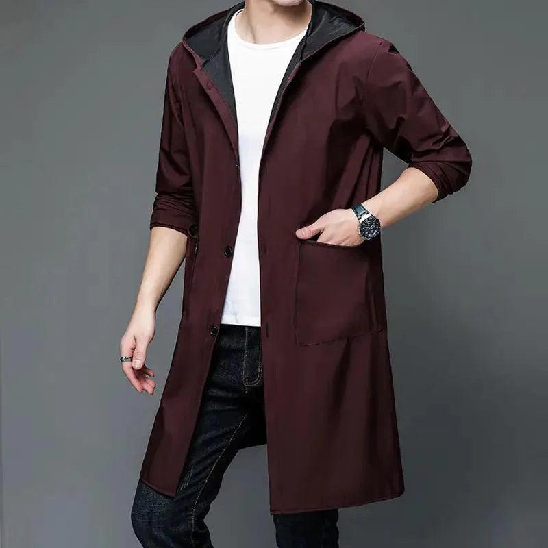 Men's Hooded Waterproof Raincoat - Rain Coat - LeStyleParfait