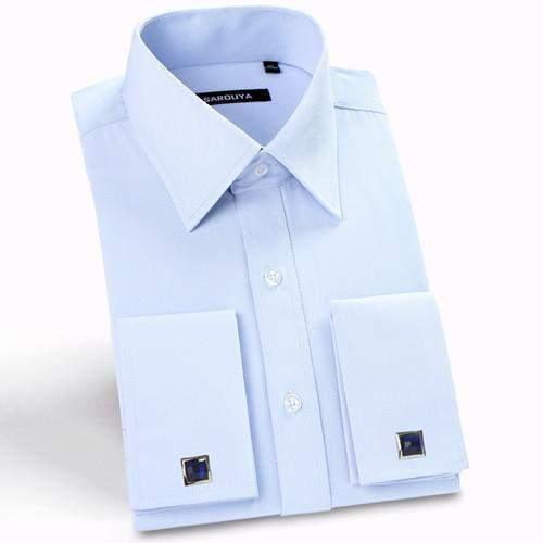 Men s Luxury Shirts French Cuff Dress Shirts Formal Twill Shirt LeStyleParfait Kenya