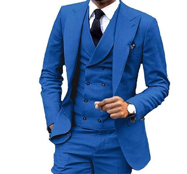 Buy Men s Suit 3 Piece Suit With Double Breasted Vest at LeStyleParfait Kenya