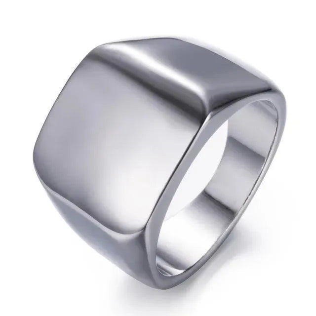 Men Square Ring - Rings - LeStyleParfait