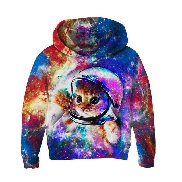 Meow 3D Kids Hoodies UNISEX - Kids Hoodies - LeStyleParfait