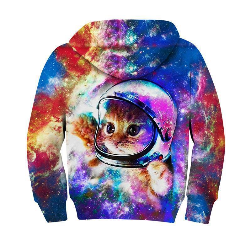 Meow 3D Kids Hoodies UNISEX - Kids Hoodies - LeStyleParfait