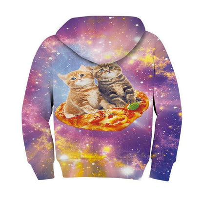 Meow 3D Kids Hoodies UNISEX - Kids Hoodies - LeStyleParfait