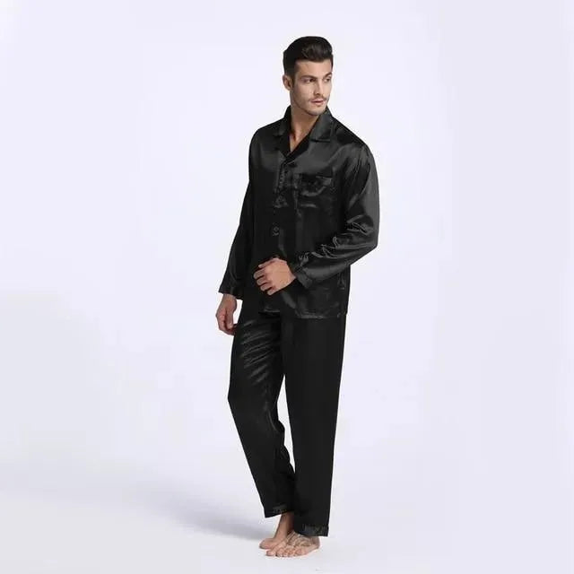 Never Lonely Men Pajama Set - Pajama Pant Set - LeStyleParfait