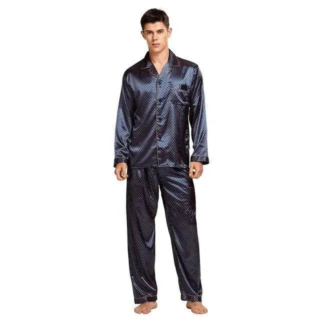 Never Lonely Men Pajama Set - Pajama Pant Set - LeStyleParfait