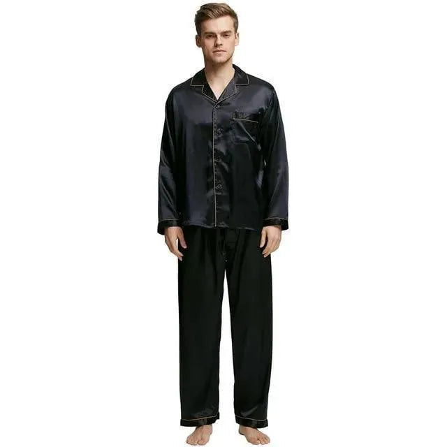 Never Lonely Men Pajama Set - Pajama Pant Set - LeStyleParfait