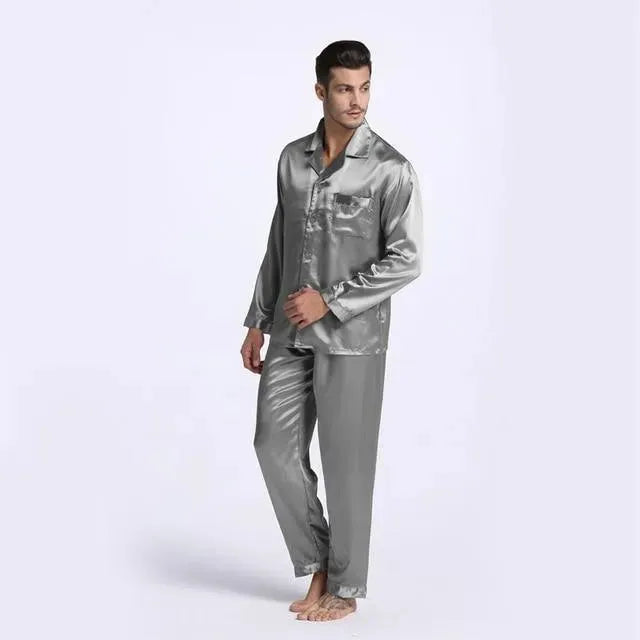 Never Lonely Men Pajama Set - Pajama Pant Set - LeStyleParfait