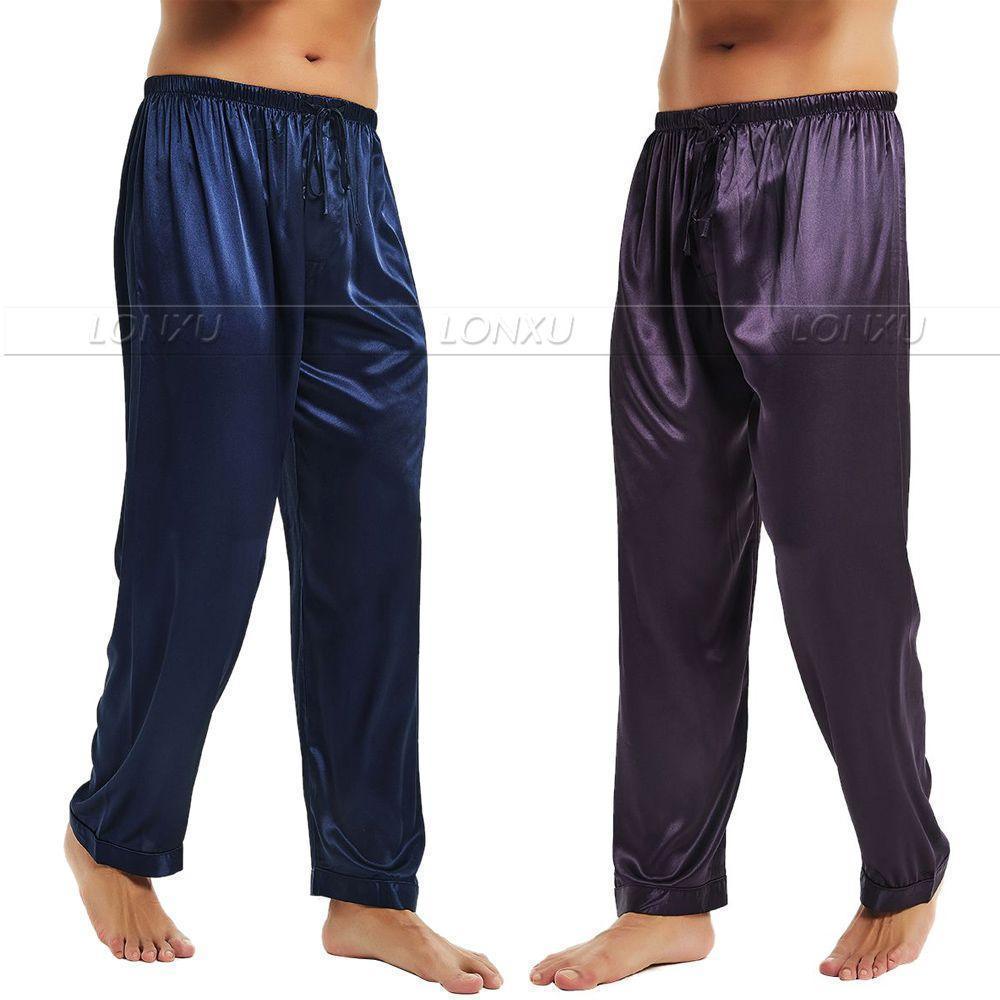 Not Too Easy Men Silk Pajama Pants - Pajama Pants - LeStyleParfait