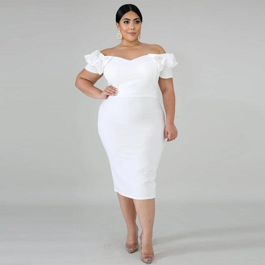 Off Shoulder Bodycon Party Dress - Dress - LeStyleParfait