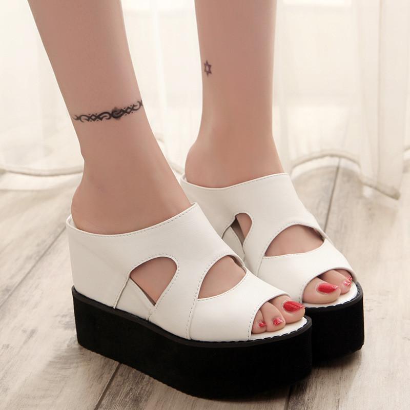 Platform Wedge Sandals - LeStyleParfait Kenya