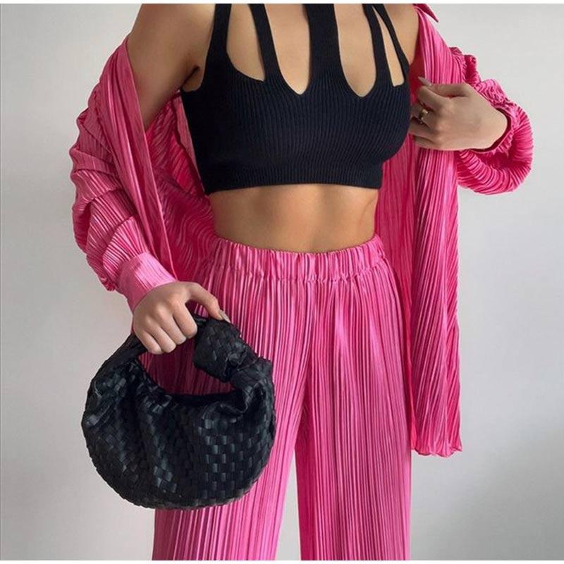 Buy Loose Pleated Wide Leg Women's pants at LeStyleParfait Kenya