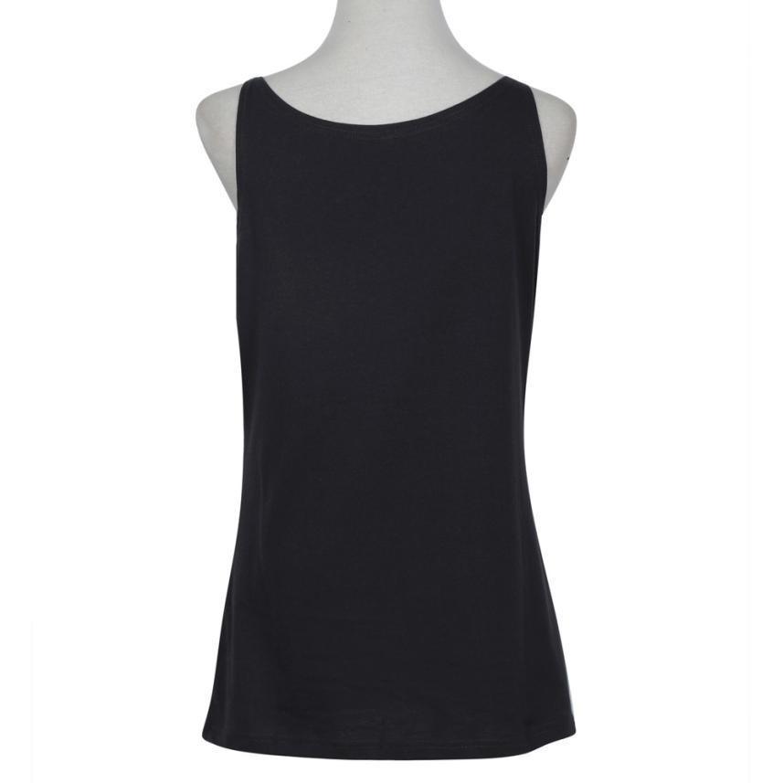 Plus Size Women Tops Sleeveless Women Tops Black - Women Tops - LeStyleParfait Kenya