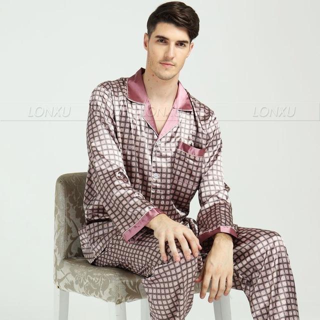 Polka Dot King Men Pajama Set - Pajama Pant Set - LeStyleParfait