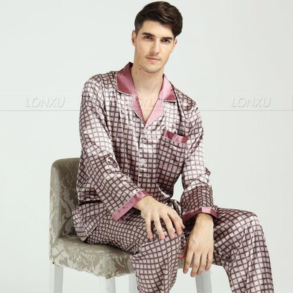 Polka Dot King Men Pajama Set - Pajama Pant Set - LeStyleParfait