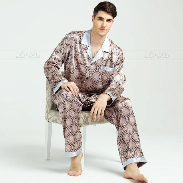 Polka Dot King Men Pajama Set - Pajama Pant Set - LeStyleParfait