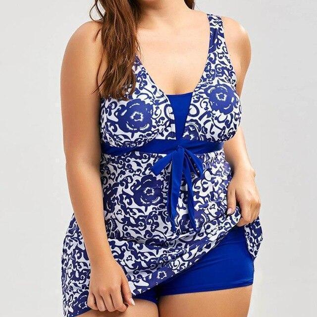 Plus size swimwear two piece online