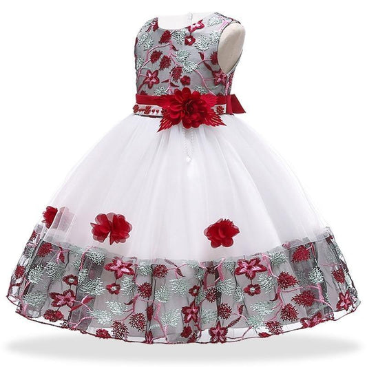 Princess Floral Dress For Girls - Girls Dresses - LeStyleParfait