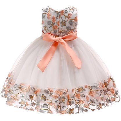 Princess Floral Dress For Girls - Girls Dresses - LeStyleParfait