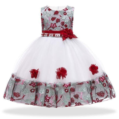 Princess Floral Dress For Girls - Girls Dresses - LeStyleParfait