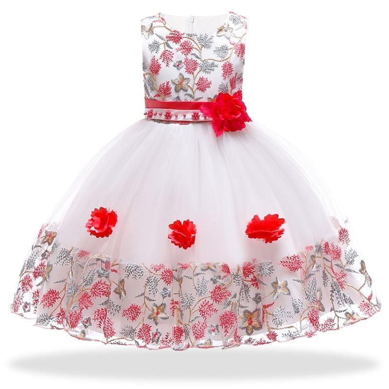 Princess Floral Dress For Girls - Girls Dresses - LeStyleParfait