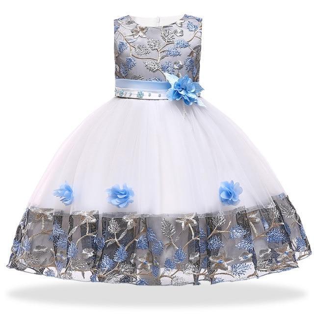 Princess Floral Dress For Girls - Girls Dresses - LeStyleParfait