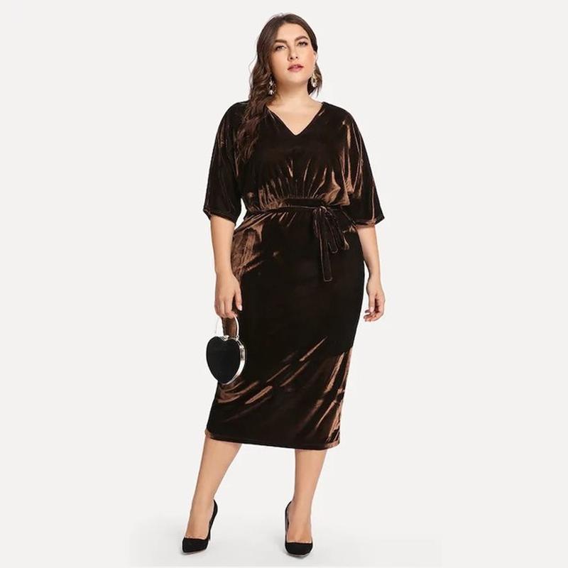 Buy Pure Class Velvet Dress at LeStyleParfait Kenya