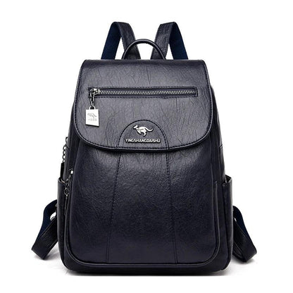 Retro Soft Leather Women's Backpack - LeStyleParfait Kenya