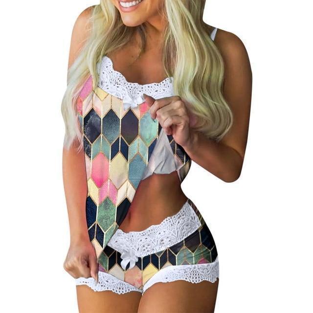 Sexy Shorts Pajama Sets - Pajama Shorts Set - LeStyleParfait