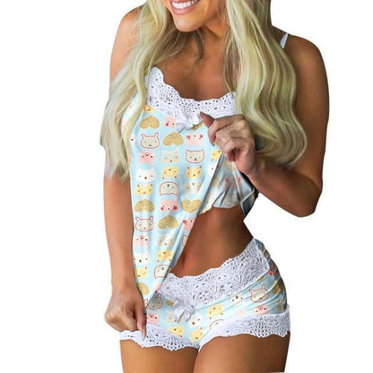 Sexy Shorts Pajama Sets - Pajama Shorts Set - LeStyleParfait