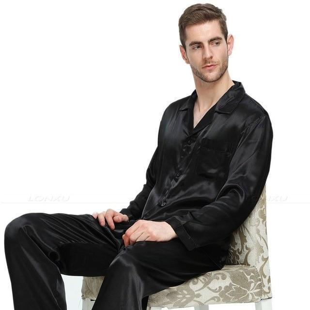 Buy Sleepwear Men s Silk Pajama Sets at LeStyleParfait Kenya