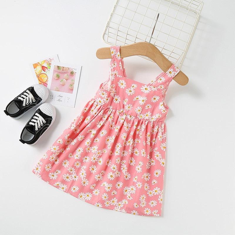 Sleeveless Floral Girls Dresses - Girls Dresses - LeStyleParfait