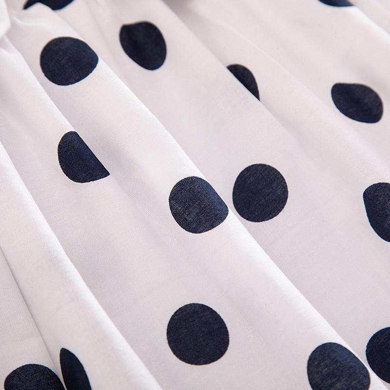 Sleeveless Polka Dots Girls Dresses - Girls Dresses - LeStyleParfait