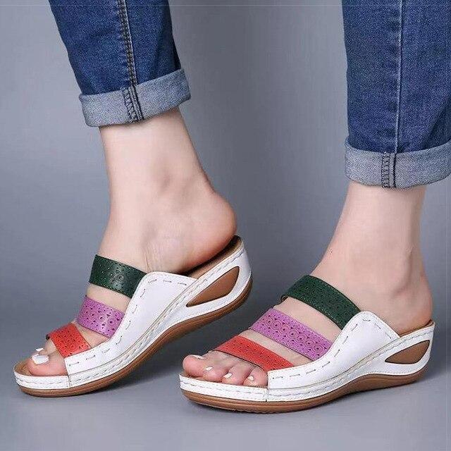 Slip On Summer Wedge Sandals - LeStyleParfait Kenya