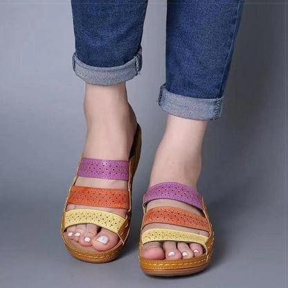 Slip On Summer Wedge Sandals - LeStyleParfait Kenya