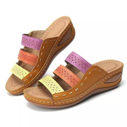 Slip On Summer Wedge Sandals - LeStyleParfait Kenya